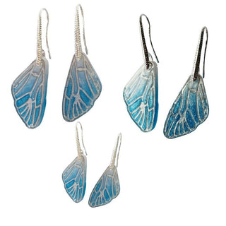 Fairy Wings Resin Earrings Aust' Hand Made Jewellery Artist Created