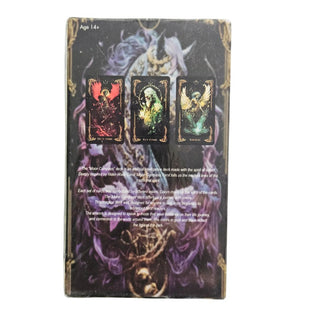 Moon Compass Tarot Deck 78 Cards AI Artwork Gold Dark Fantasy Divination