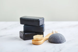 Activated Charcoal and Floral Essential Oils Soap Cleansing Bar (WS Available)
