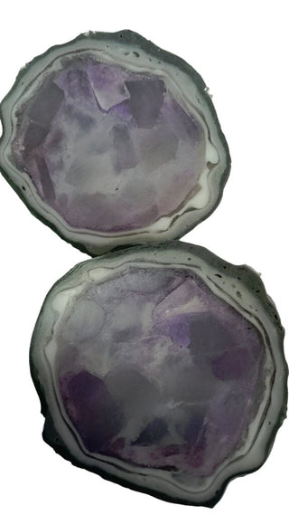 Geode Amethyst Specimen Soap Bar  Large Size (WS available) Gift Boxed + Stand