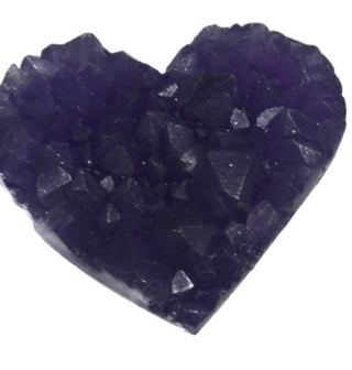 Amethyst Crystal Heart Silicone Mould Large Soap Candle Resin Healing Sacred