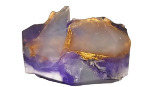 Amethyst Specimen Soap Bar  Large Size (WS available) Gift Boxed + Stand