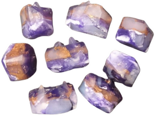 Amethyst Specimen Soap Bar  Large Size (WS available) Gift Boxed + Stand