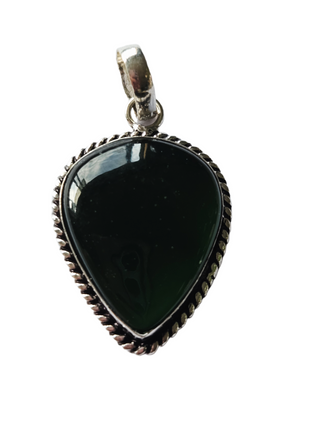 Aventurine Sterling Silver Pendant 1 Natural Stone Handcrafted Jewelry Genuine Gemstone Necklace (Copy)