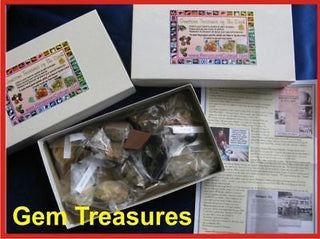Gemstones of The Earth - Mixed Gemstone Specimens Gift Boxed
