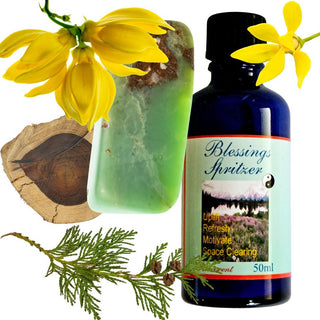Blessings Spritzer Qi Gong Feng Shui Space Clearing Gem Essence 50ml