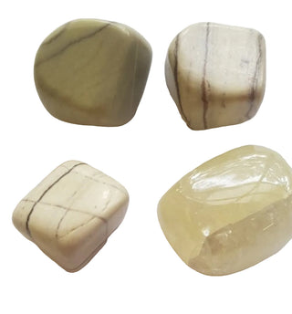 Citron Calcite Tumbled Polished Gemstone Specimen