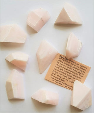 Pink MANGANO CALCITE Specimen Genuine Natural Gemstone Rare Pink/White