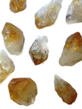 Citrine Point Gemstone Crystals x 10