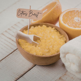 Citrus Refresher Aromatherapy Bathing Salts Uplifting • Refreshing • Pure Essential Oil Infused Bathing Ritual