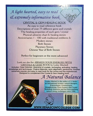 CRYSTAL AND GEM HEALING Paperback BOOK - Esoteric gemmology