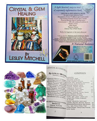 CRYSTAL AND GEM HEALING Paperback BOOK - Esoteric gemmology
