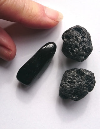 Tektites Specimens Natural and Rough x 3