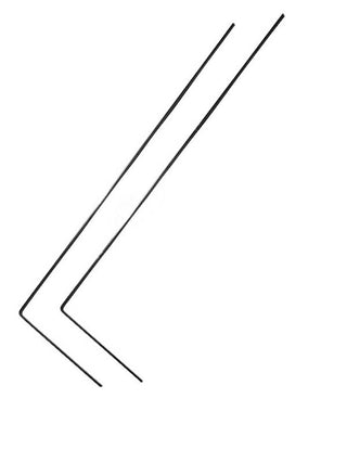 Steel Dowsing Divining Rods Set of 2 Auric Health Indoor Geomancy