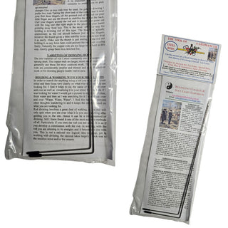 Steel Dowsing Divining Rods Set of 2 Auric Health Indoor Geomancy