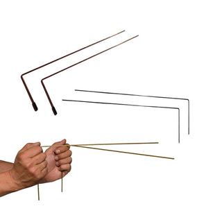 Copper Alloy and Steel Dowsing Divining Rods Complete Set of 4 — Geomancy