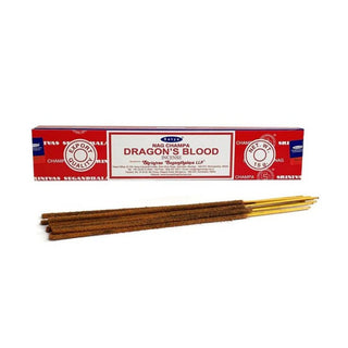 Dragons Blood Incense Sticks 15g Satya Masala Resin Protection Ritual Sacred