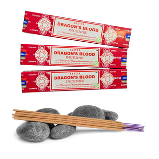Dragons Blood Incense Sticks 15g Satya Masala Resin Protection Ritual Sacred
