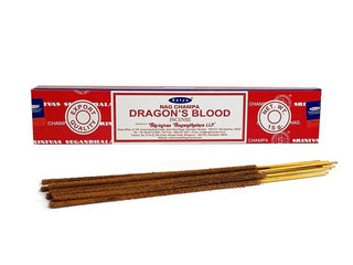 Dragons Blood Incense Sticks 15g Satya Masala Resin Protection Ritual Sacred
