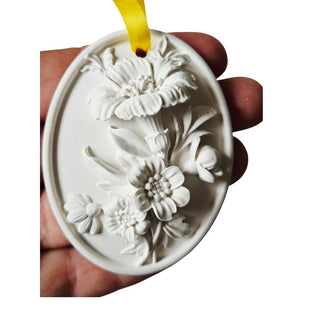 Daffodil Daisy Fragrance Diffuser Aroma Stone – Handmade Hydrostone + Essential Oil