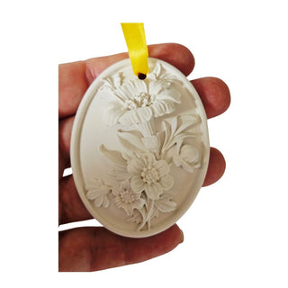 Daffodil Daisy Fragrance Diffuser Aroma Stone – Handmade Hydrostone + Essential Oil