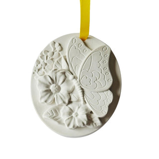 Butterfly Flowers Fragrance Diffuser Aroma Stone – Handmade Hydrostone + Essential Oil