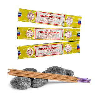 Frankincense Incense Sticks 15g Satya Sacred Ritual Masala Meditation Spiritual Purifying