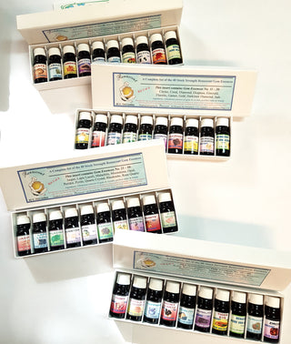 40 Gem Essences Kit Stock Strength Potentised Pure Crystal Vibrational Healing
