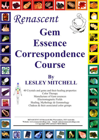 Gem Essence Healing Practitioner Course Certificate Correspondence Study