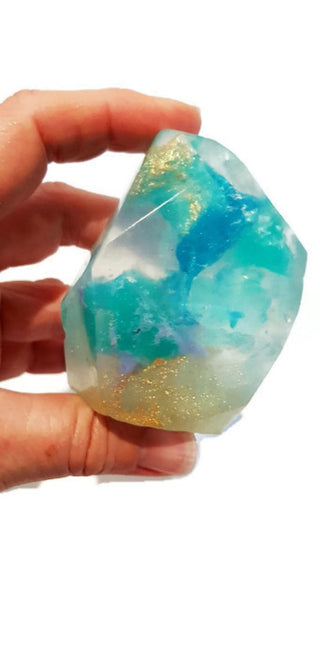 Geometric Crystal Rough Gemstone Silicone Mould Set 3 Soap Candle Resin