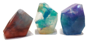 Geometric Crystal Rough Gemstone Silicone Mould Set 3 Soap Candle Resin