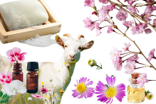 Goats Milk Floral Essential Oil Soap Cleansing Bar (WS Available)