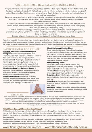 Chakra Alignment Energy Disc (Selenite)