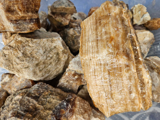Rough Honey Calcite 1kg Bulk Raw Golden Amber Crystal Healing Specimens