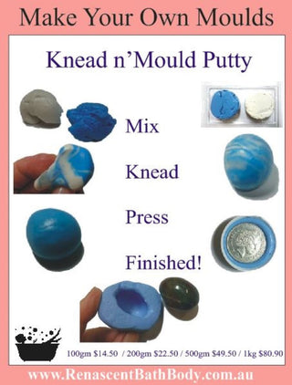 Mould Making Silicone Putty 2 Part Mix: Resin Wax Crystal Healing Sacred Art