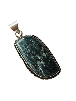 Kyanite Sterling Silver Pendant 1 Natural Stone Handcrafted Jewelry Genuine Gemstone Necklace (Copy)