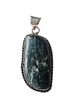 Kyanite Sterling Silver Pendant 1 Natural Stone Handcrafted Jewelry Genuine Gemstone Necklace (Copy)