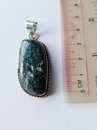Kyanite Sterling Silver Pendant 1 Natural Stone Handcrafted Jewelry Genuine Gemstone Necklace (Copy)