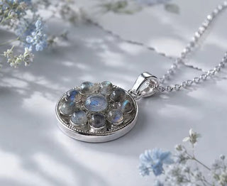 Solid Labradorite Pendant Celestial Australian Genuine Gems Silver