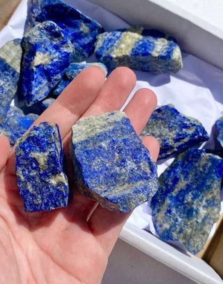 Lapis Lazuli Raw Piece Gemstone Chunk Psychic Awareness Meditation