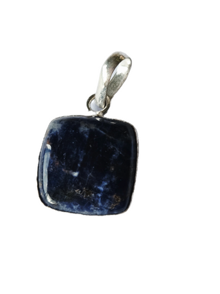 Lapis Lazuli Sterling Silver Pendant 3 Natural Stone Handcrafted Jewelry Genuine Gemstone Necklace