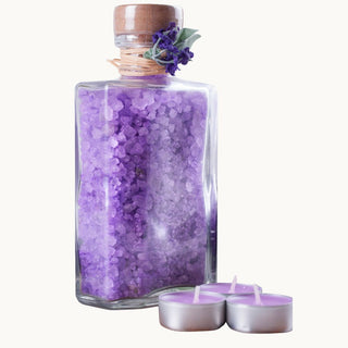 Lavender Aromatherapy Bathing Salts Calming • Soothing • Pure Essential Oil Infused Bathing Ritual
