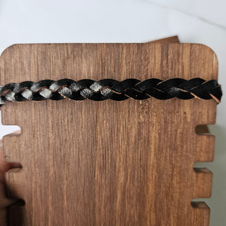 Handmade Braided Leather Bracelet Adjustable Tribal Boho Style Unisex (You choose style)