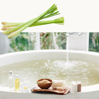 Lemongrass Aromatherapy Bathing Salts Refreshing • Invigorating • Pure Essential Oil Infused Bathing Ritual