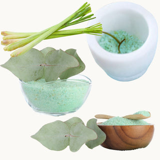 Lemongrass Aromatherapy Bathing Salts Refreshing • Invigorating • Pure Essential Oil Infused Bathing Ritual