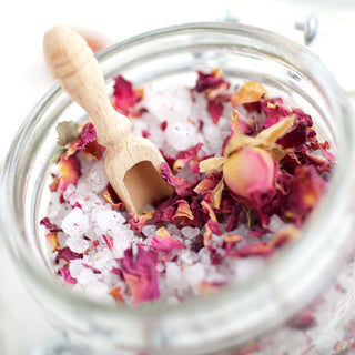 Lotus Rose Aromatherapy Bathing Salts Spiritual • Romantic • Floral Infused Bathing Ritual