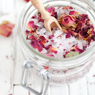 Lotus Rose Aromatherapy Bathing Salts Spiritual • Romantic • Floral Infused Bathing Ritual