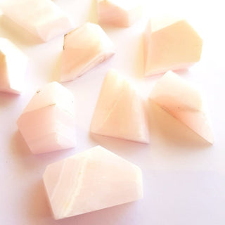 Pink MANGANO CALCITE Specimen Genuine Natural Gemstone Rare Pink/White
