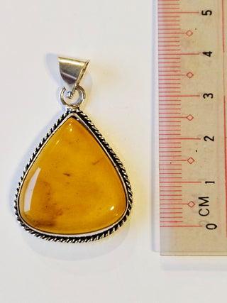 Mookaite Sterling Silver Pendant 1 Natural Stone Handcrafted Jewelry Genuine Gemstone Necklace