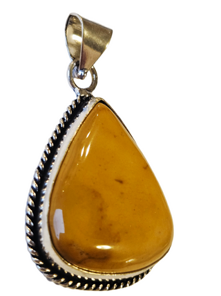Mookaite Sterling Silver Pendant 1 Natural Stone Handcrafted Jewelry Genuine Gemstone Necklace